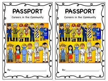 career day passport template for kids